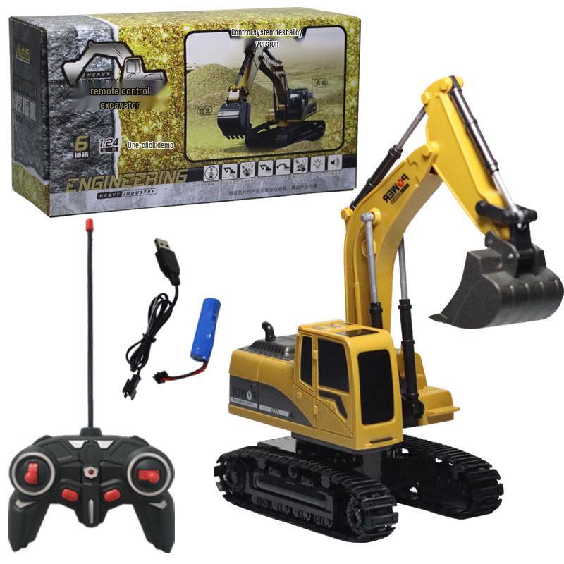 

Детский радиоуправляемый экскаватор и строительная техника: Самосвал, Бульдозер, Погрузчик Chinese Version - 1 Battery