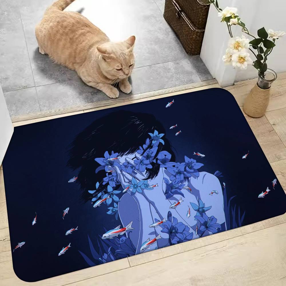 Paprika Movie Floor Mat Home Bathroom Absorbent Mats Anti-Slip Mats Home Decor Supplies