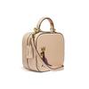 Coach X Basquiat Square Bag 18 Collaboration Solid Color Graffiti Print Leather Square Shoulder Bag Women Handbags Ivory 6897-B4IY
