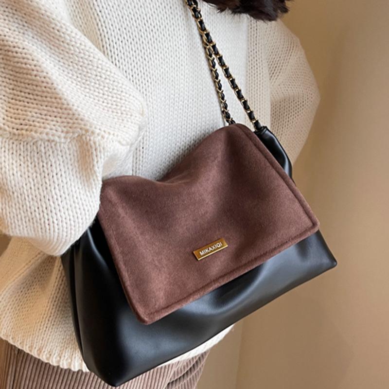 Large-capacity Bag Women's 2025 Autumn New Fashion Niche Women's Bag Texture Chain Shoulder Bag Crossbody Tote Bag
