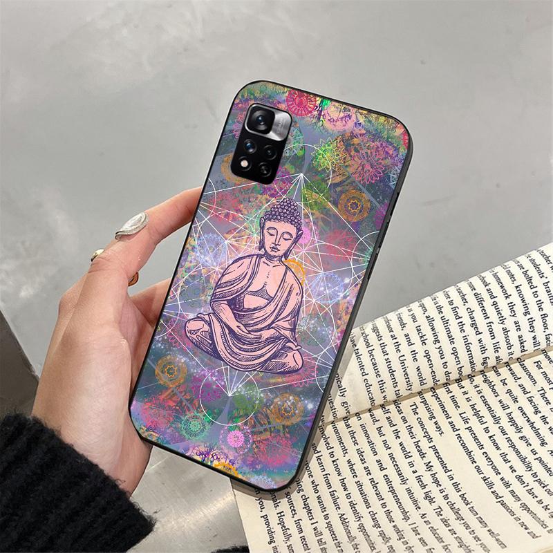 Phone Case For Xiaomi Redmi note 13 12 Pro 11S 11 10 Pro 10S 12S Redmi 10 10C 9C 13C Buddha Case