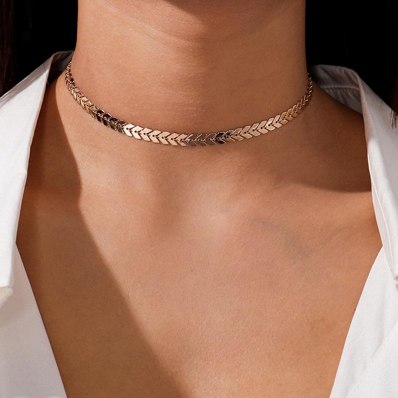 Gothic Style Black Rope Women's Neck Chain Choker Rope Necklaces Gold Color Beads Goth Jewelry Collar For Girl Kpop Chocker