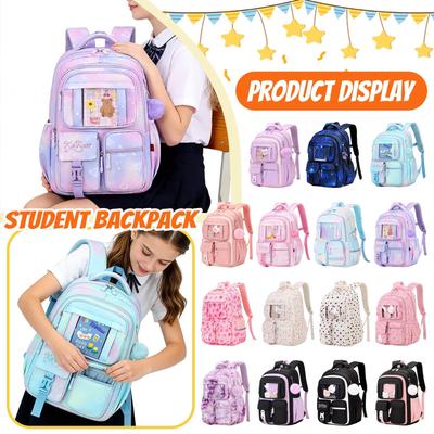 Lightweight Large Capacity Student Bag, Ergonomic Comfortable Children’s Backpack For Boys & Girls