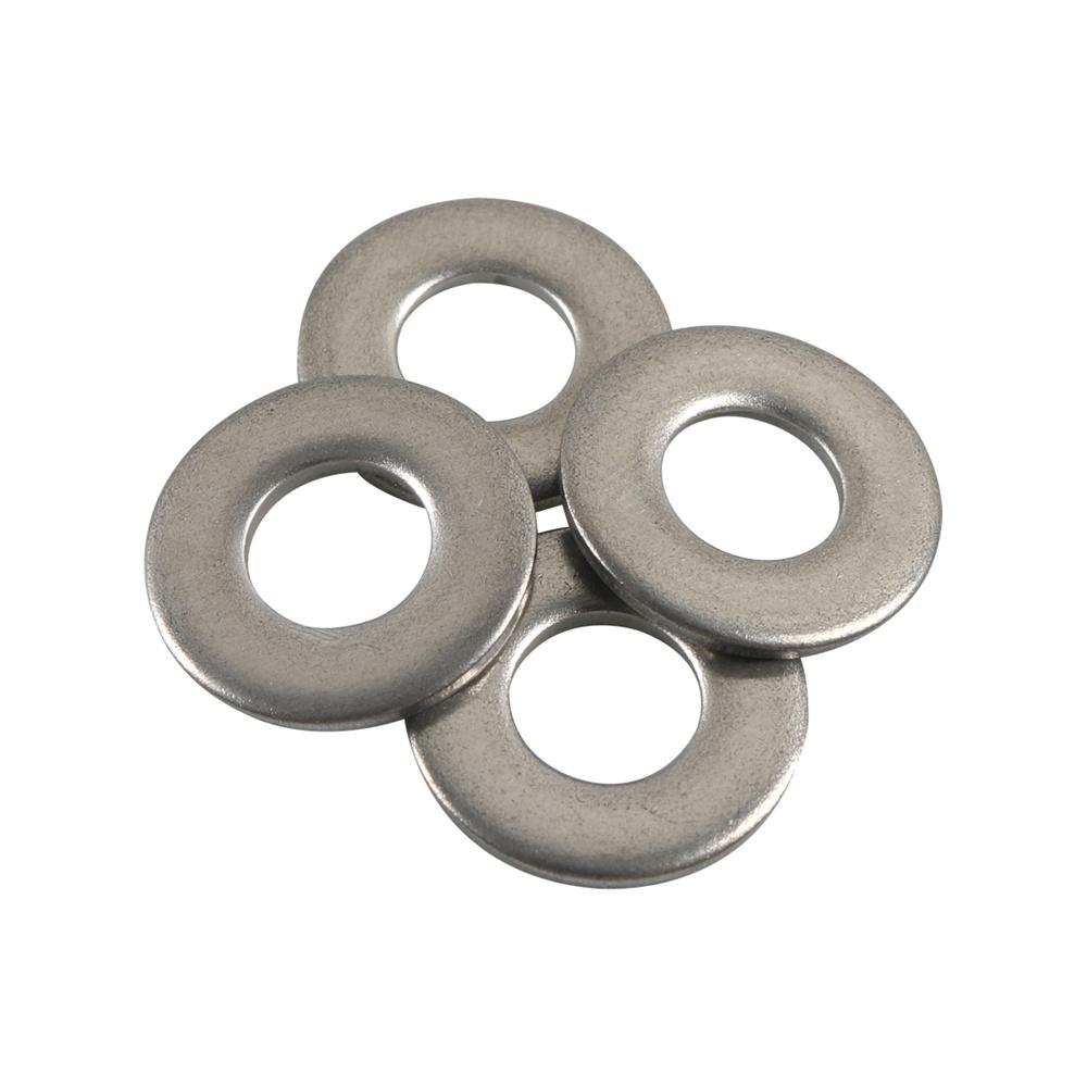 Rondella piatta in acciaio inossidabile 304 da 200 pz. 1/4" #6 #8 #10 #12