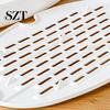 Microwaveable Fish Plate Steamed with Transparent Cover Steamer Pan Cooking Dish for Home Kitchen