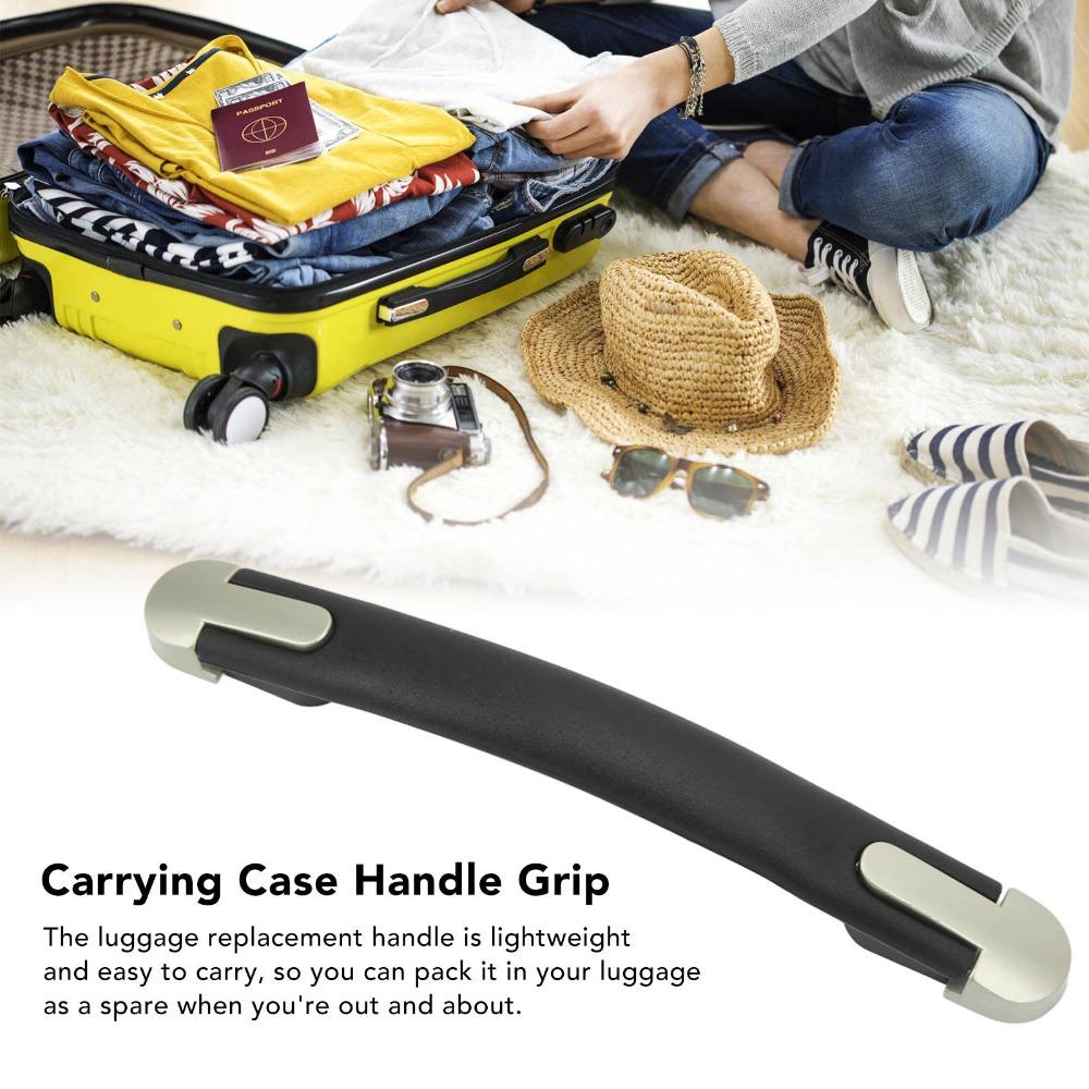 Durable Plastic Luggage Handle Replacement Flexible Black Suitcase Strap Grip Portable Luggage Case Handle Luggage Repairing