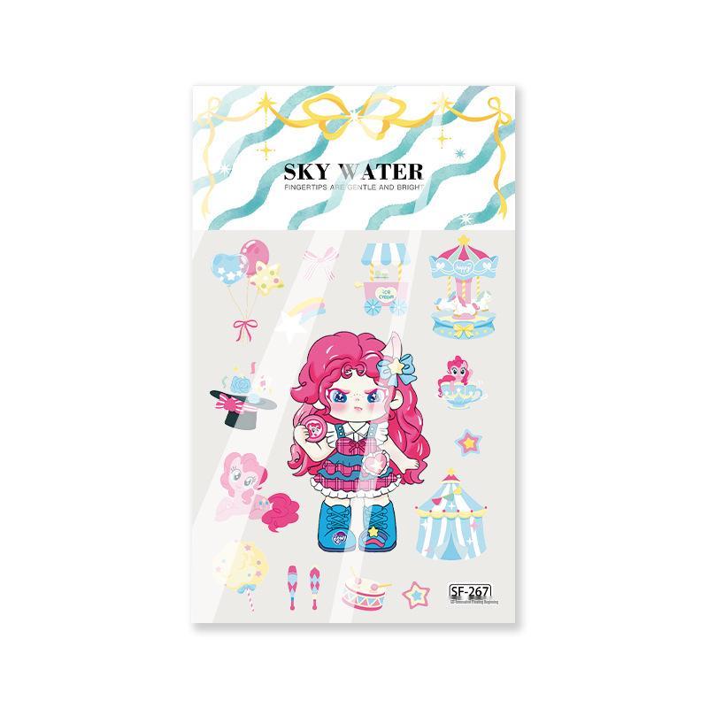 Sky Cute Dora Embossed 3D Stickers for Phone Cases and Water Cups