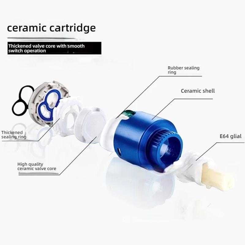 Kitchen 7-shaped Faucet Hot And Cold Water Mixer 360 Degree Rotating Tap Kitchen Sink Faucet with Inlet Pipe