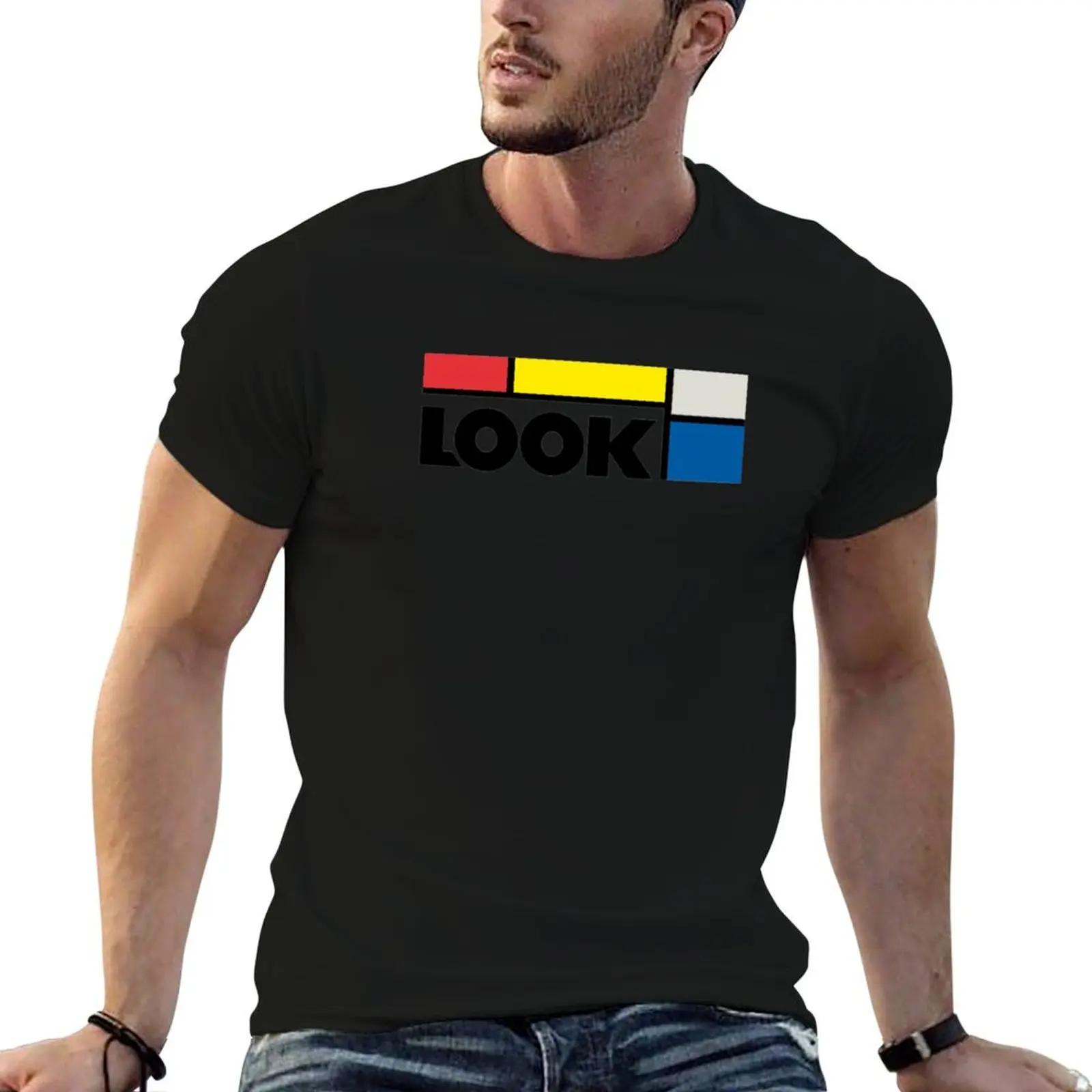

LOOK BIKE T-Shirt designer shirts graphic tee shirt sweat blacks mens designer t shirt 4XL