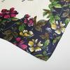 New Arrival  Korean Style Hand Paint Rose Silk Satin Square Scarf  Spring Autumn Women Scarfs Shawls 90*90 cm Scarves
