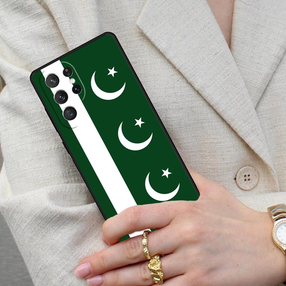 Pakistan Flag Cell Phone Case for Samsung Galaxy S26 Ultra S25 S24 S23 S22 S21 S20 Note10 Cover