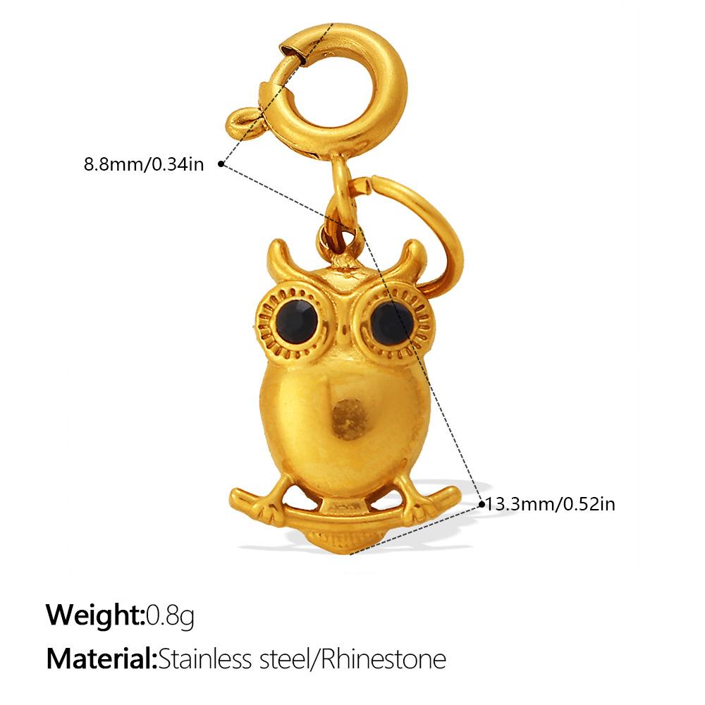 Personalized Fashion Owl Flying Pig Animal Series Jewelry Buckle Pendant Diy Jewelry Accessories