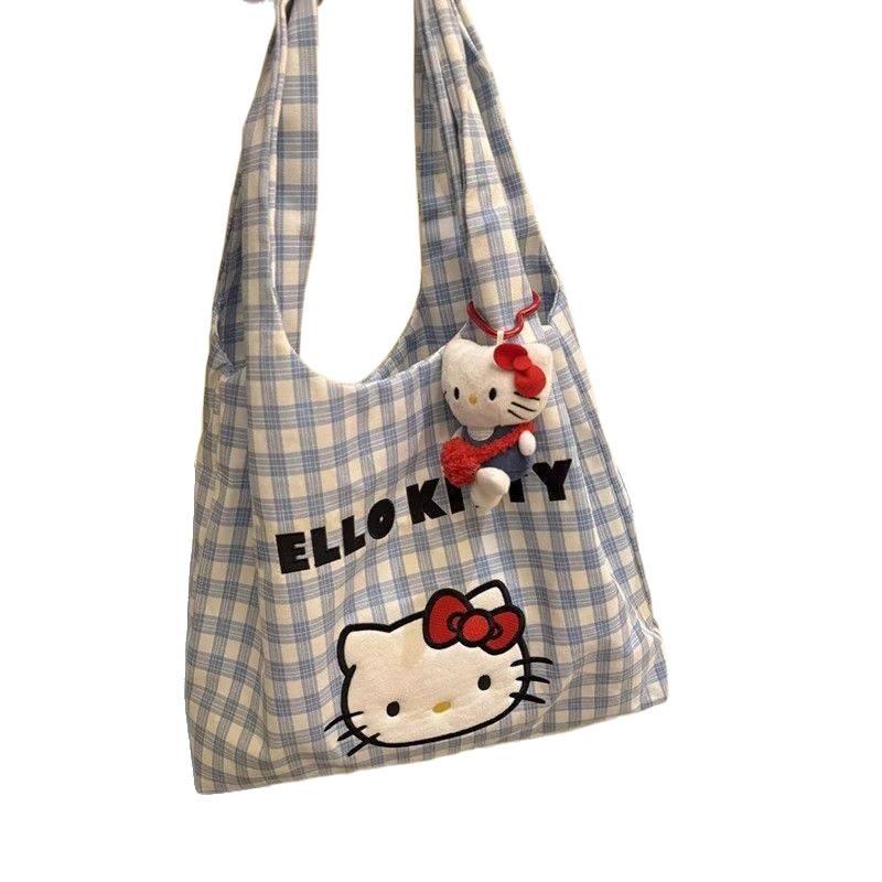 Niedliche Kätzchen Canvas Umhängetasche - Vielseitige Sommer-Schultertasche mit großem Fassungsvermögen