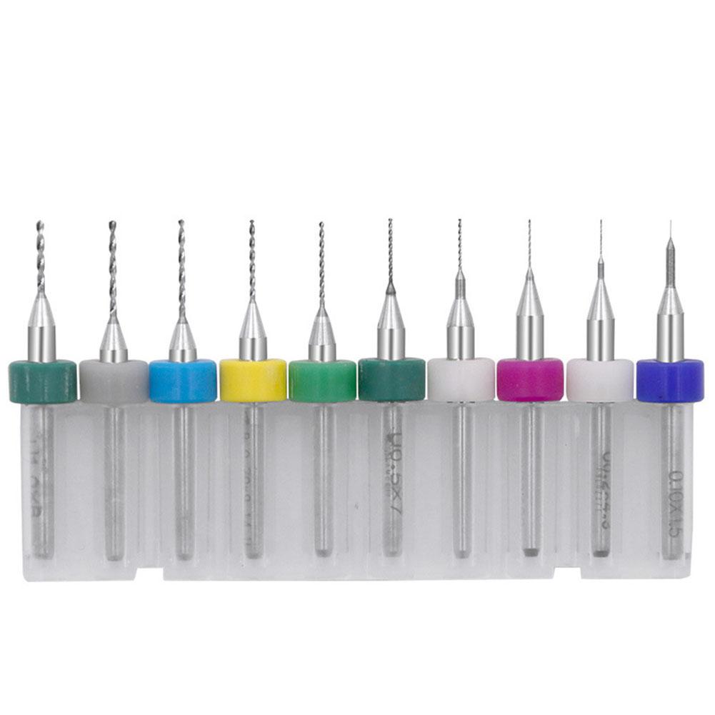30 Pieces Carbide PCB Drill Bits Set for Accurate Metal and Circuit Board Drilling with 3 175mm Shank Diameter