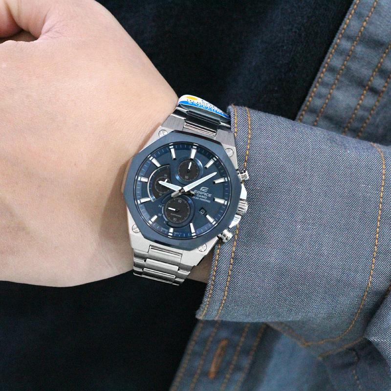 Casio Men EDIFICE Silver Watch EFS-S570YD-1A EFS-S570YD-1A