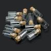 10Pcs Mini Empty Glass Cork Bottles Pendant Charm Vials Wish Craft Glass Jars Tea Coffee Sugar Storage