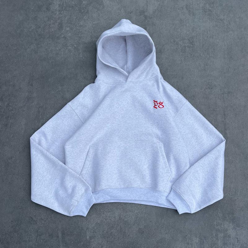 Y2K Embroidered Letter Hoodie - Unisex European & American Street Punk Style for Autumn/Winter