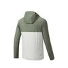 Anta Sports Casual Minimalist Color Block Hooded UV Protection Sun Shirt Men Tops Green 152527605-2