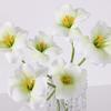 Simulated Tulips Bouquet Realistic Touch PU Petals Fading Vitality Bendable Stems Maintenance-Free Fake Tulips Home Decor