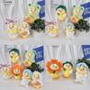 Duck Annoying Adorable Keychain Cute Cartoon Girl Backpack Decoration Plush Doll