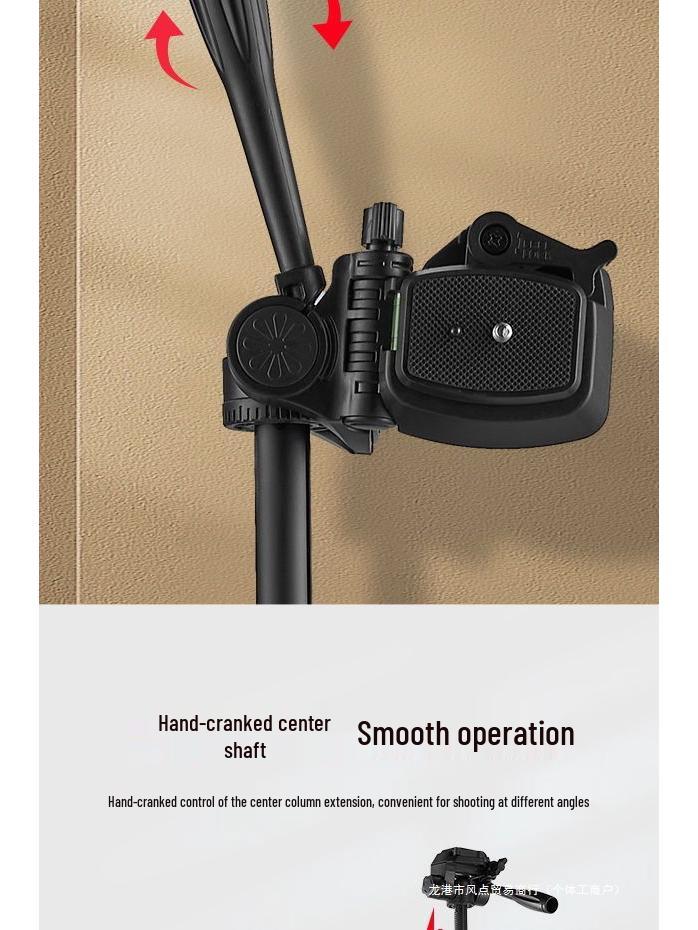 Portable Desktop & Floor Standing Tripod with Ring Light for Live Streaming & Photography