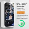 Galbrena Wuthering Waves Hot Phone Case For iPhone 17 16 15 14 13 12 11 Plus Pro Max  High-end Luxury Magsafe Sheepskin