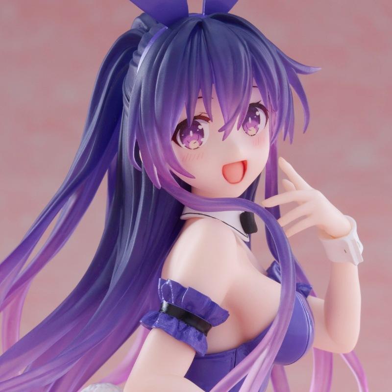 16cm DATE A LIVE Yatogami Tohka Bunny Girl Tokisaki Kurumi Anime Action Figure Model Collection Toys Gifts