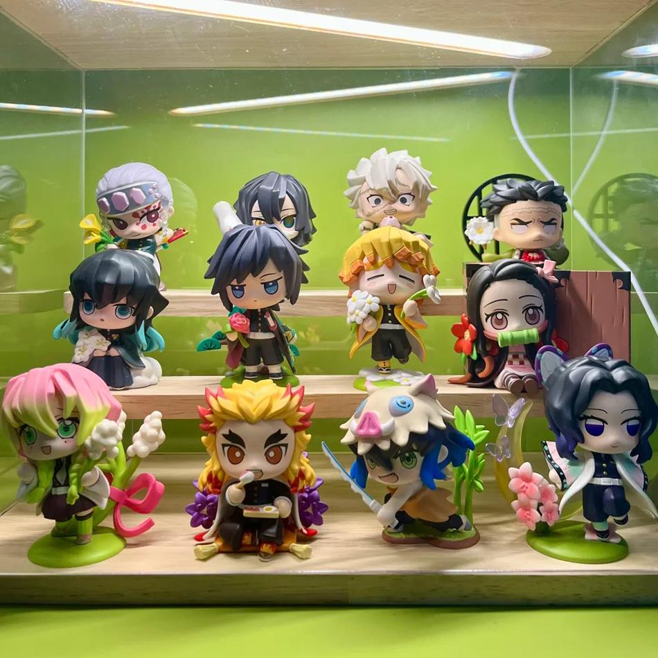 New Demon Slayer Mystery Box Anime Mystery Figures Blind Box Kamado Nezuko Tanjirou Hashibira Inosuke Surprise Box Birthday Gift