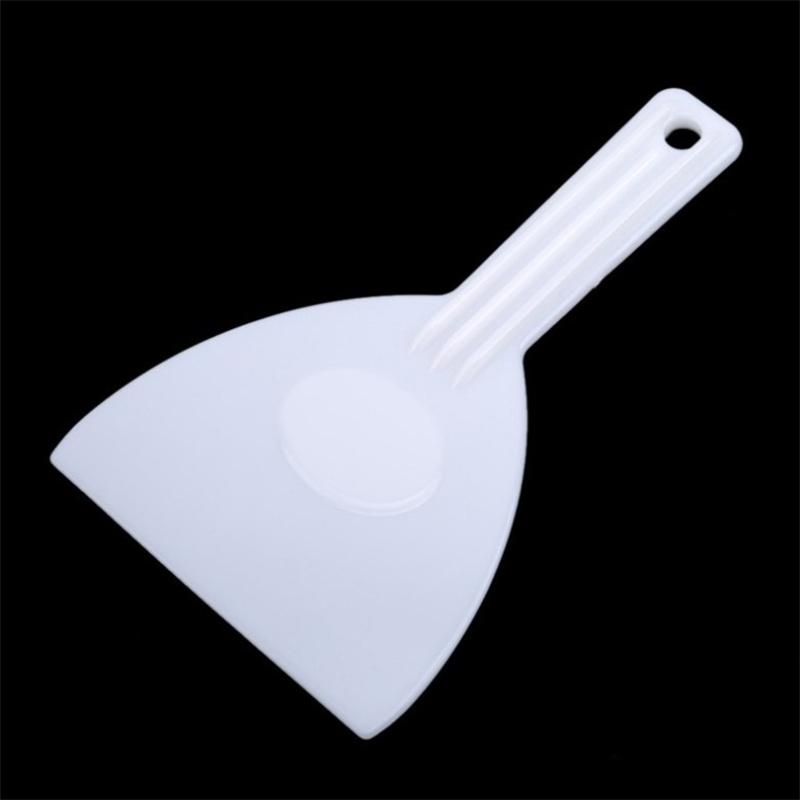 Pasta Bıçağı Plastik Kazıyıcı Tereyağı Hamur Kesici Kendin Yap Pişirme Mutfak Aletleri Yumuşak Çizmez Tahtalar Çikolata Küreği Üçgen