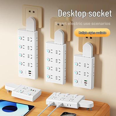 USB'li Çok Fonksiyonlu Çoklu Priz: Kablosuz Dönüştürücü ve Genişletme Fişi