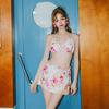 Japanese Floral Halter Bikini Set - Influencer Style