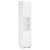 Bathroom Cabinet White 36.5 X 38 X 180 Cm Engineered Wood