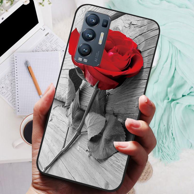 For OPPO Find X3 Neo Case Black Cover Lion Wolf Silicone Soft Back Cases For OPPO Find X3 Lite Phone Case Reno 5 Pro Plus 5G