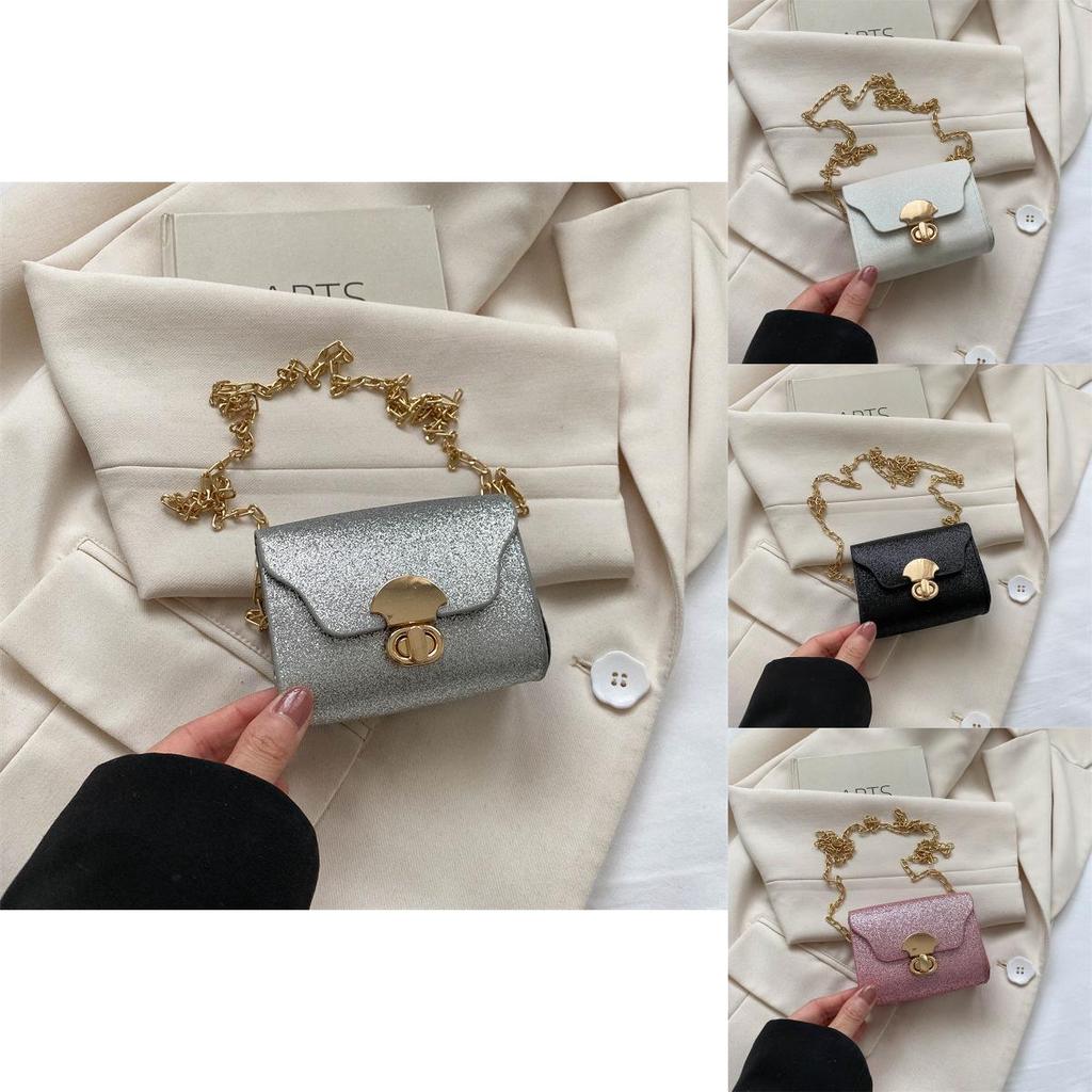 Chic Street Fashion Pu Leather Small Square Bag With Stitching Detail For Daily Use