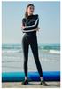 Unisex Jellyfish-Proof Diving Jacket: Sun-Protective, Quick-Dry, Chest-Padded, Long Sleeve Swimsuit for Couples.