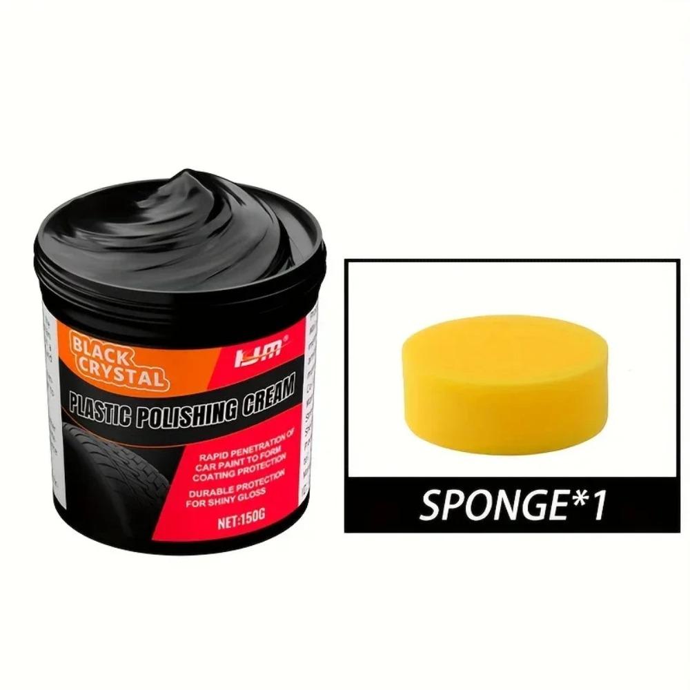 

1Set Nano Enhanced Rubber Repair Paste Black Interior Repair Plastic Trim Restorer 150g Faded Scratched Restorer