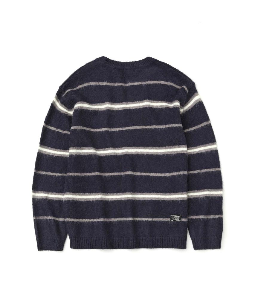 WMC Striped Crewneck Knit_Navy