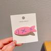 Sweet Cute Candy Color Fish Hair Side Clips Female Broken Hair Duckbill Clip Children Do Not Hurt The Side Forehead Bangs Clip