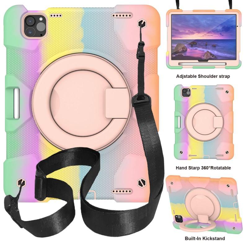 Shockproof Full Coverage IPad Air 6 7 Case With Stand Support Handle Strap 11 Inch Pro Tablet