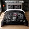 Kenworth Design Bed Bedding Set 1 Duvet Cover + 2 Pillowcases Soft Breathable Household Bed Linens