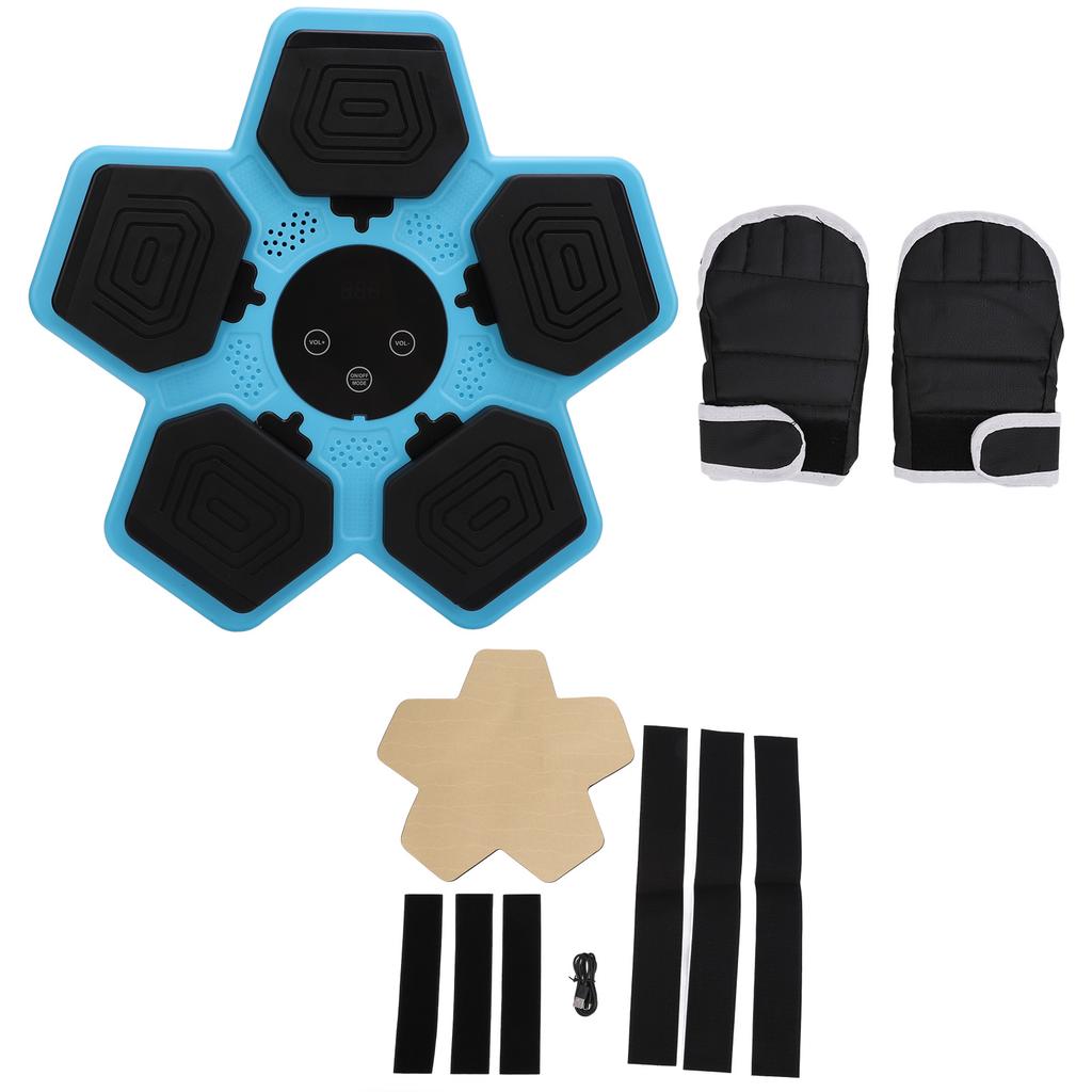 Kids Music Boxing Machine Fitness Interactive Smart Music Punching Target Wall Mounted Punching Pad