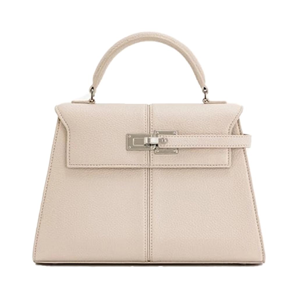 Trapezförmige Tasche neue Leder-Damentasche Senior-Umhängetasche Mode-Nische-Handtasche Pendlertasche