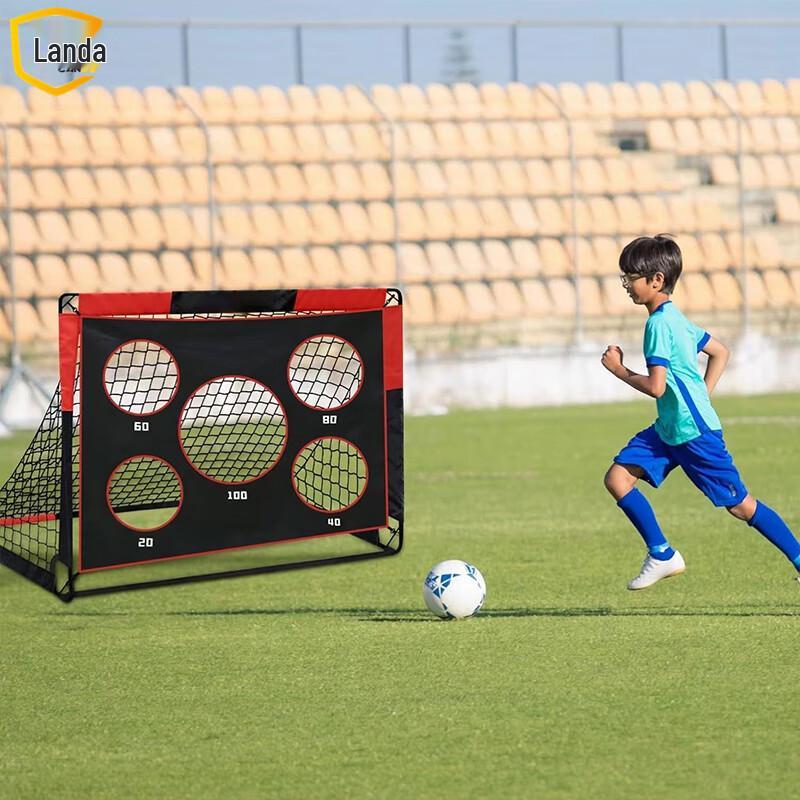 Landa Portable 2-in-1 Soccer Goal & Net