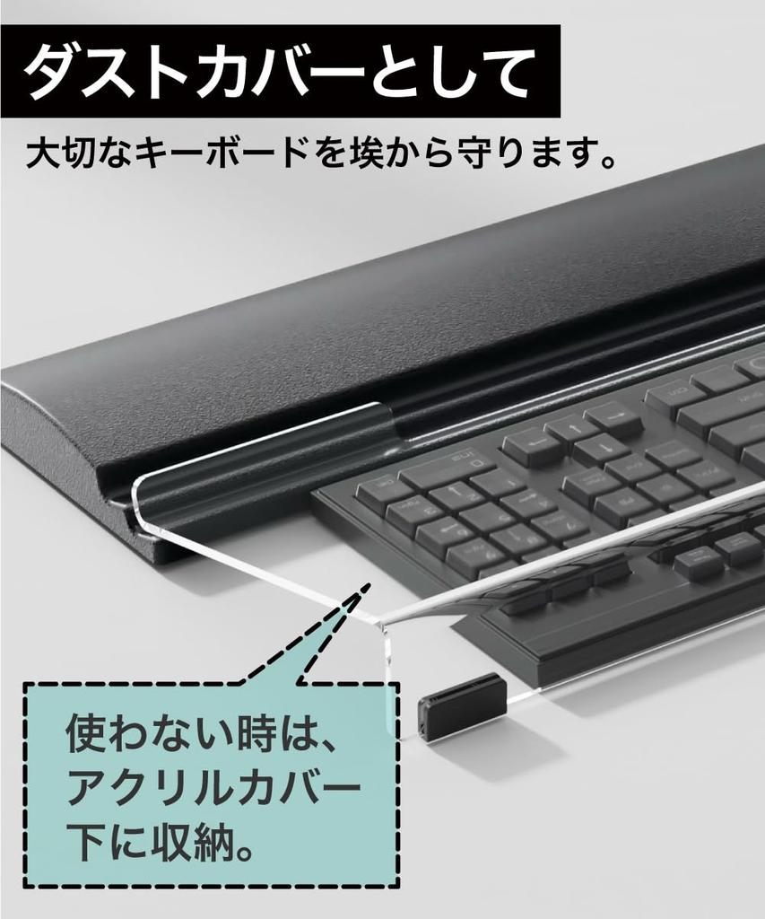 LOE Ergonomics Designed Keyboard Wrist Rest with Cushion Wrist Support Acrylic Stand