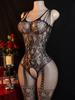 Erotic Open Crotch Bodystocking Lingerie Black Women Bodysuit Sexy Porn Sleeveless Underwear Lenceria Sexual Mujer Crotchless A1