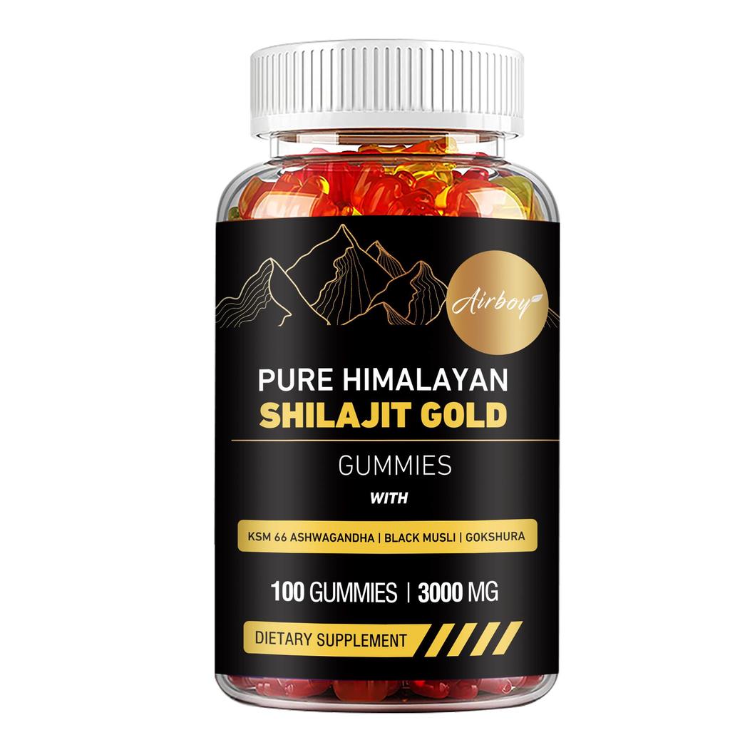All-natural Shiraiji Gummies, Rich In Ashwagandha and Ginseng Extracts, Promote Muscle Recovery, Suitable for Adults.