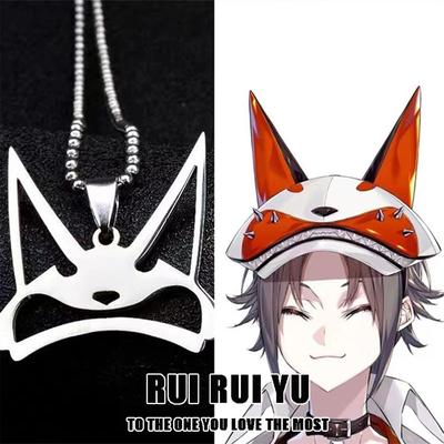 RUI RUI YU Luxiem Mysta Cartoon Necklace for Women Hollow Fox Kawaii Necklaces Woman Silver Color  Necklace Cute Accesorios