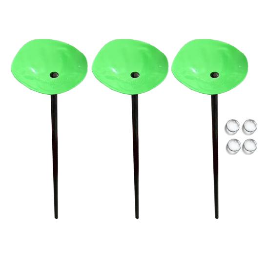 3 Pcs Bee Drinking Cup Butterfly Water Feeder with Glass Beads Bee Water Station with Stake for Garden Pollinators Yard Decor