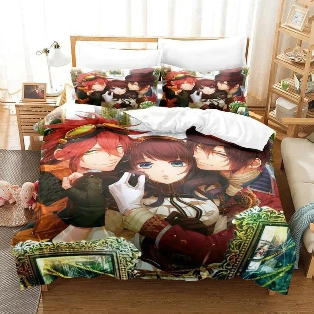 

3D Print Anime Code Realize Guardian of Rebirth Beding Set Bedrom Soft Modern Bedspreads Comefortable Soft with Soft Fabric Duvet Cover Pilowcase 135*200cm Eu-Single