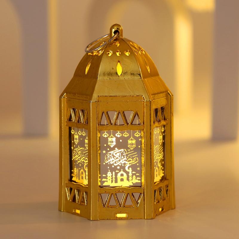 Muslim Ramadan Lantern Eid Led Night Light  Ramadan Decoration Moon Star Glowing Light Islamic Eid Al Adha Gift